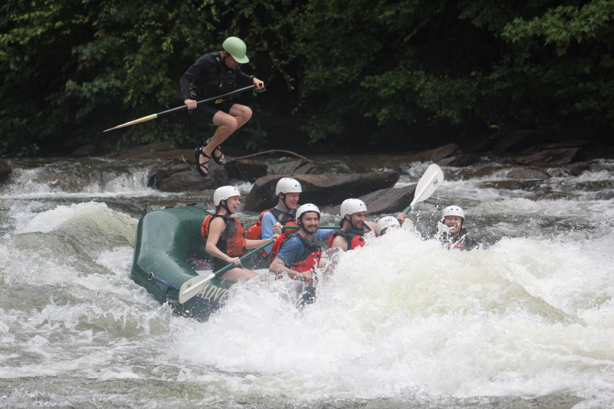 Rafting the Middle Ocoee in August 2024